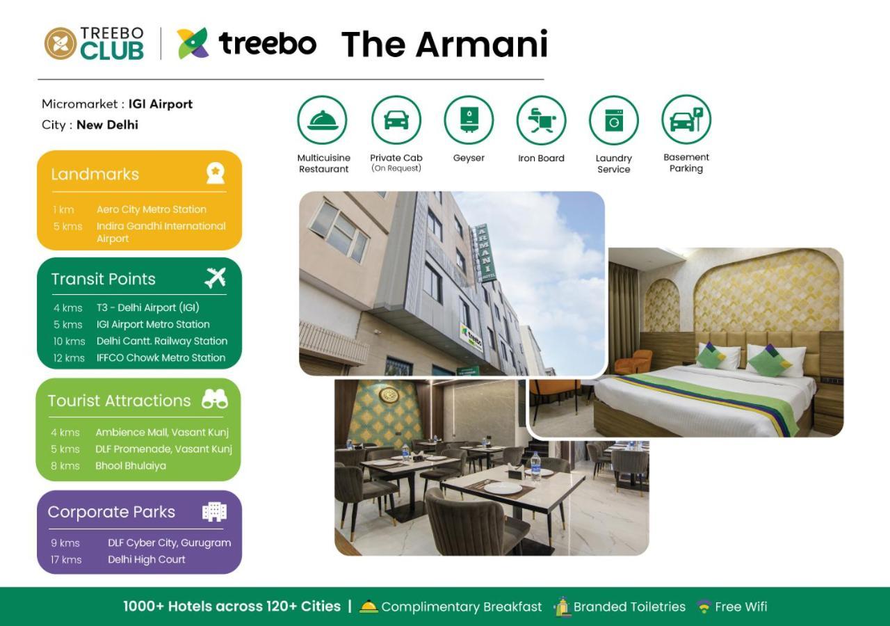 Treebo The Armani Near Igi Airport Hotel Ню Делхи Екстериор снимка